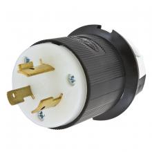 Hubbell Wiring Device-Kellems HBL2341 - LKG PLUG, 20A 480V, L8-20P, B/W