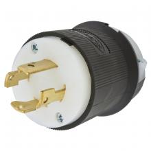 Hubbell Wiring Device-Kellems HBL2721 - LKG PLUG, 30A 3P 250V, L15-30P, B/W