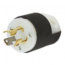 Hubbell Wiring Device-Kellems HBL4720C - LKG PLUG, 15A 125V, L5-15P, B/W