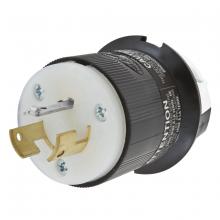 Hubbell Wiring Device-Kellems HBL9965C - LKG PLUG, 3P3W, 20A 125/250V, B/W