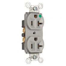 Legrand-Pass & Seymour 8300HGRY - COMPACT HG DUP REC 20A 125V GRY