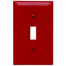 Legrand-Pass & Seymour TP1RED - TRADEMASTER WALL PLATE 1G 1 TOGGLE RED