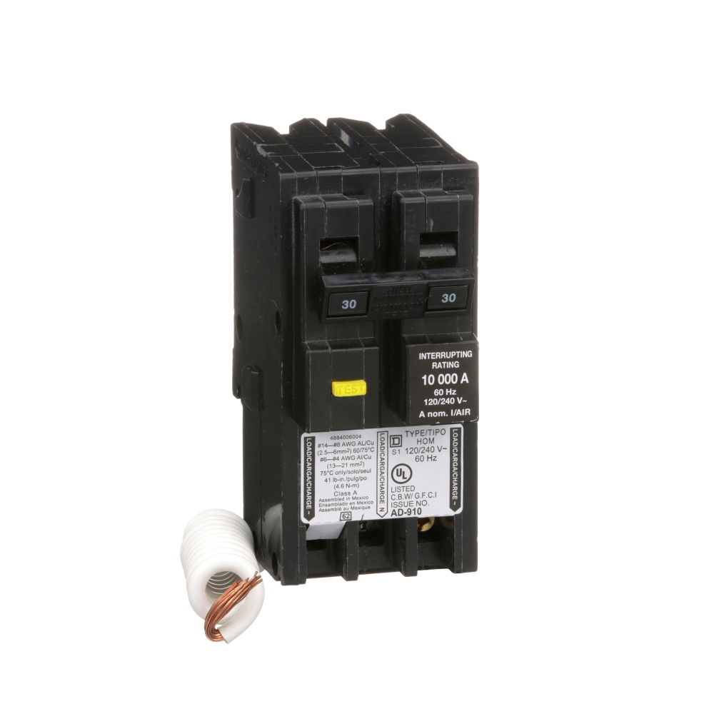 Mini circuit breaker, Homeline, 30A, 2 pole, 120