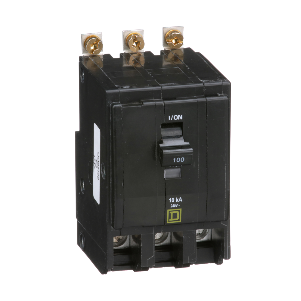 Mini circuit breaker, QO, 100A, 3 pole, 120/240V