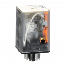 Schneider Electric 8501KPR12V14 - Plug in relay, Type KP, tubular, 1 HP at 277 VAC