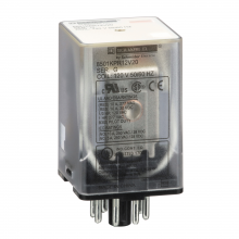 Schneider Electric 8501KPR12V20 - Plug in relay, Type KP, tubular, 1 HP at 277 VAC
