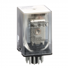 Schneider Electric 8501KPR13V20 - Plug in relay, Type KP, tubular, 1 HP at 277 VAC
