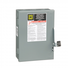 Schneider Electric DU321 - Safety switch, general duty, non fusible, 30A, 3