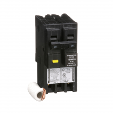 Schneider Electric HOM220GFI - Mini circuit breaker, Homeline, 20A, 2 pole, 120