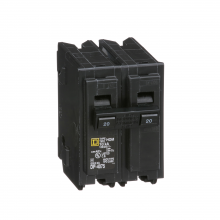 Schneider Electric HOM220 - Mini circuit breaker, Homeline, 20A, 2 pole, 120