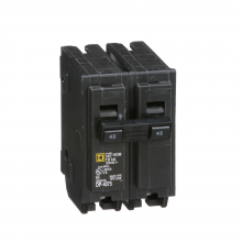 Schneider Electric HOM245 - Mini circuit breaker, Homeline, 45A, 2 pole, 120