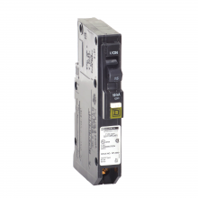 Schneider Electric QO115PCAFI - Mini circuit breaker, QO, 15A, 1 pole, 120VAC, 1