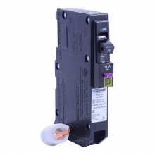 Schneider Electric QO120DF - Mini circuit breaker, QO, 20A, 1 pole, 120VAC, 1