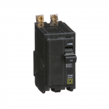 Schneider Electric QOB220 - Mini circuit breaker, QO, 20A, 2 pole, 120/240VA