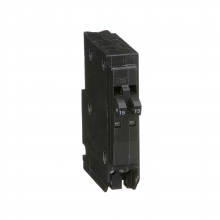 Schneider Electric QOT1515 - Tandem mini circuit breaker, QO, 2 x 1 pole at 1