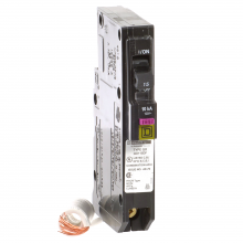 Schneider Electric QO115DF - Mini circuit breaker, QO, 15A, 1 pole, 120VAC, 1