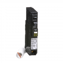 Schneider Electric QO120CAFI - Mini circuit breaker, QO, 20A, 1 pole, 120VAC, 1
