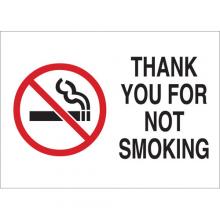 Brady 72344 - B302-10X14-WG-O-NO SMOKING SIGN